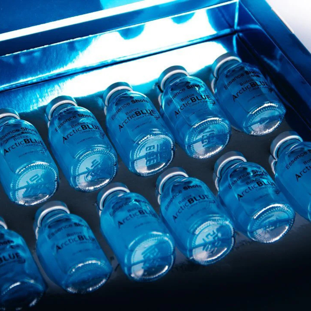 Zestaw do botoxu: 12 fiolek x 20 ml + szampon + maska