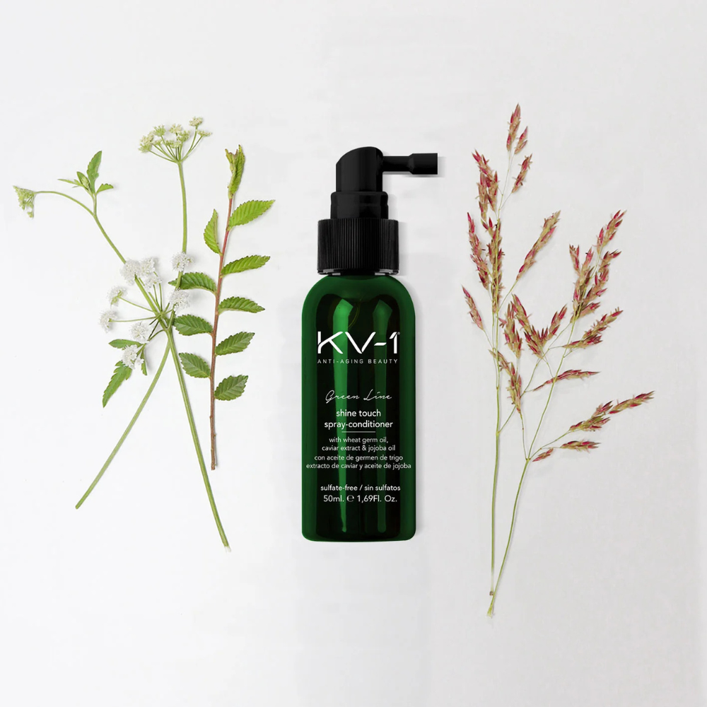 KV-1 Shine Touch Spray - Naturalna Odżywka Wygładzająca bez Spłukiwania z Olejem Jojoba (50 ml)