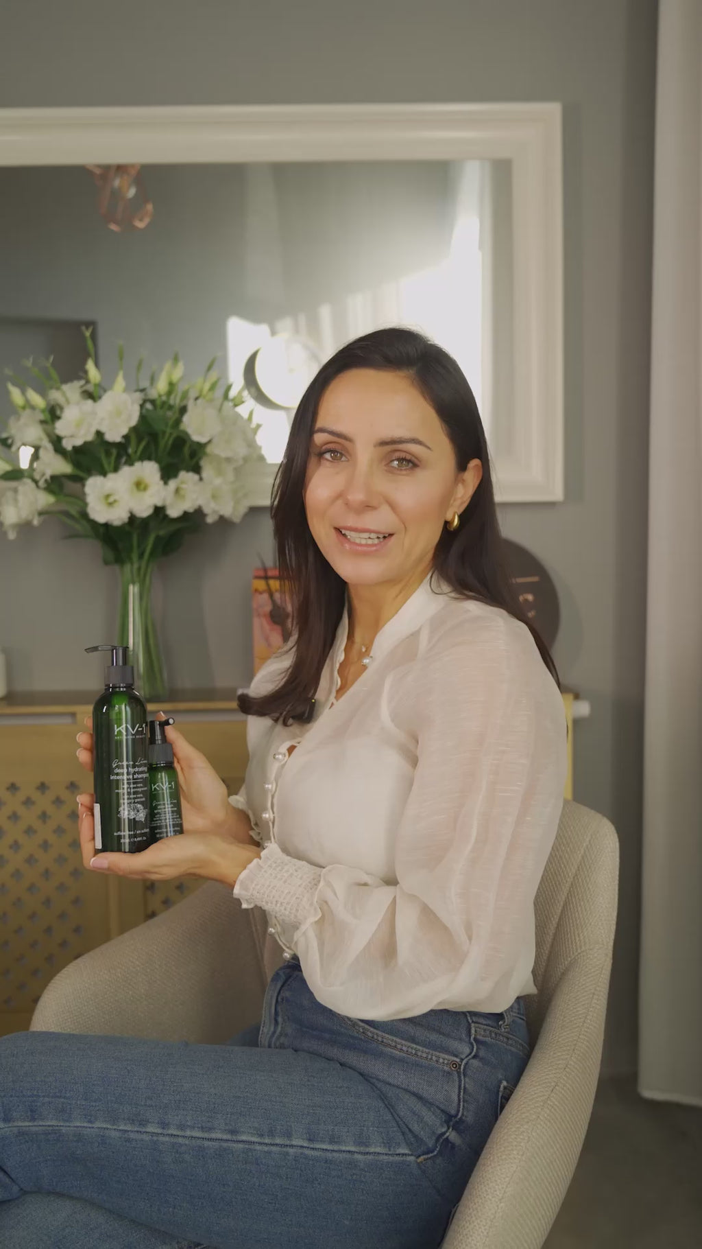 KV-1 Naturalny Szampon Głęboko Nawilżający z Ekstraktem z Mango (Bez Siarczanów, 250 ml)